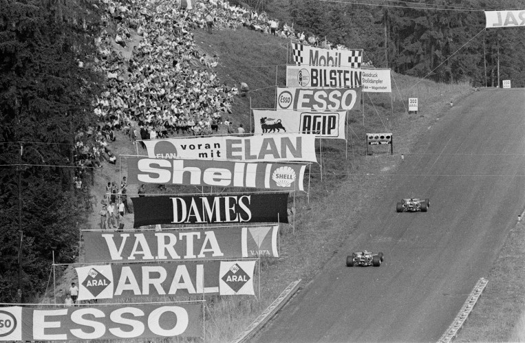 Formel-1-Weltmeisterschafts-Rennen am Österreichring in Zeltweg im Jahr 1970: Rennszene 
